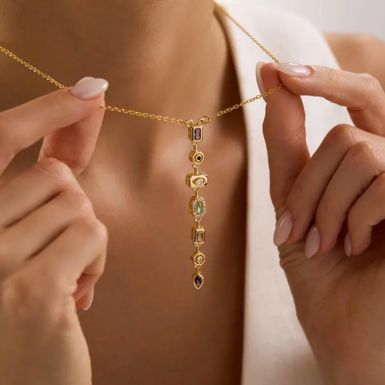 Chakra Stone Pendant Necklace