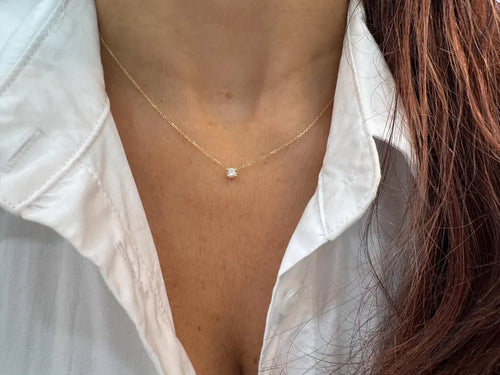 Diamond Solitaire Pendant